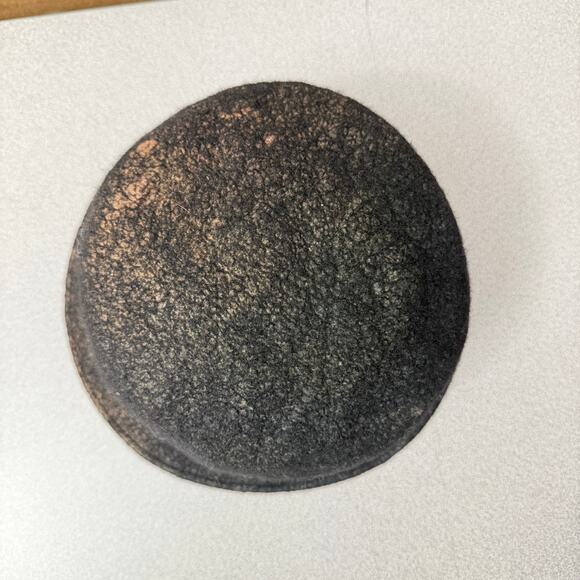 Miriam Carter Feltmaker Hat Pure Wool Black Bucket Brown Art to Wear One Size - Picture 2 of 7